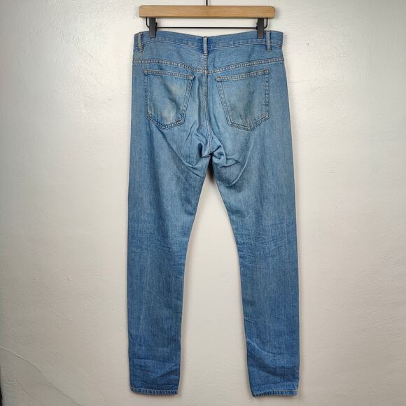 A.P.C. Indigo Petit Standard Jeans Mens 29 Stonewash Slim Straight 100% Cotton - Picture 6 of 9